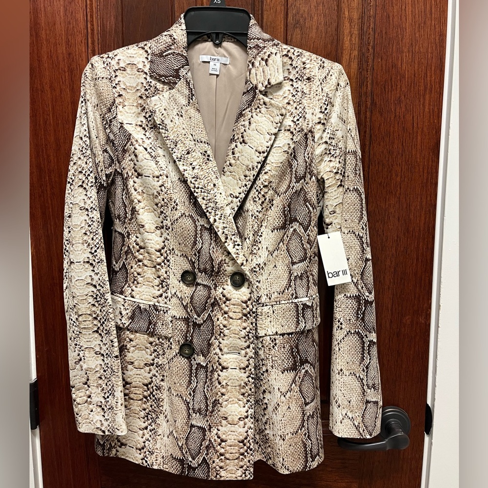 Bar III Blazer XS NWT